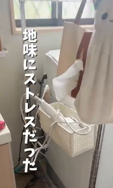 【収納DIY】洗面所のすき間が、ぴったり収まる「すき間収納」に変身！「さすが」と称賛の声