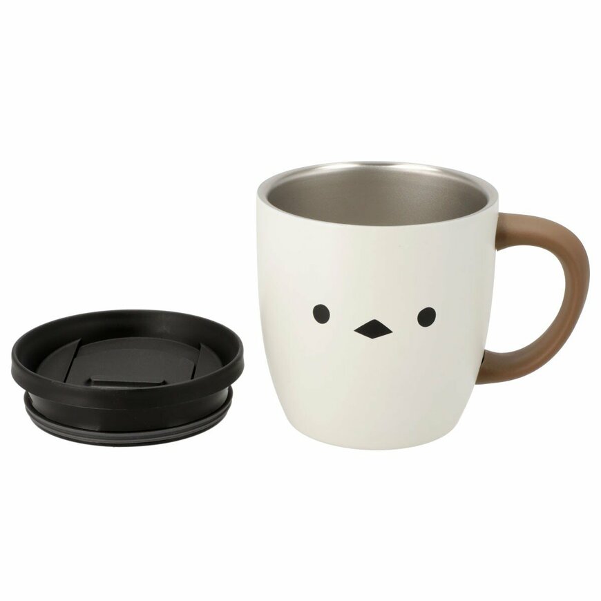 出所：ニトリ公式　【デコホーム商品】ステンレス製真空タンブラー（シマエナガ 260mL ID15）