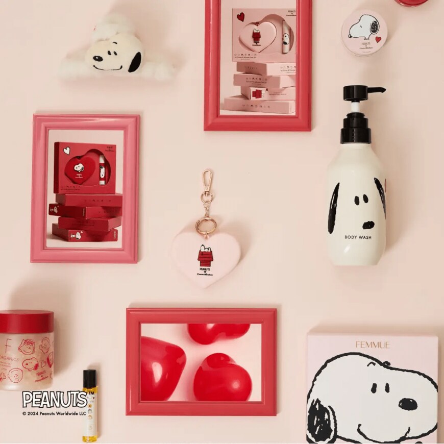 出所：株式会社マッシュホールディングス「【コスメキッチン】スヌーピーの仲間たちが彩るピーナッツコラボアイテムを発売！」PR TIMES