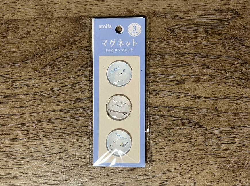 キャンドゥ、マグネット 3P ふんわりシマエナガ