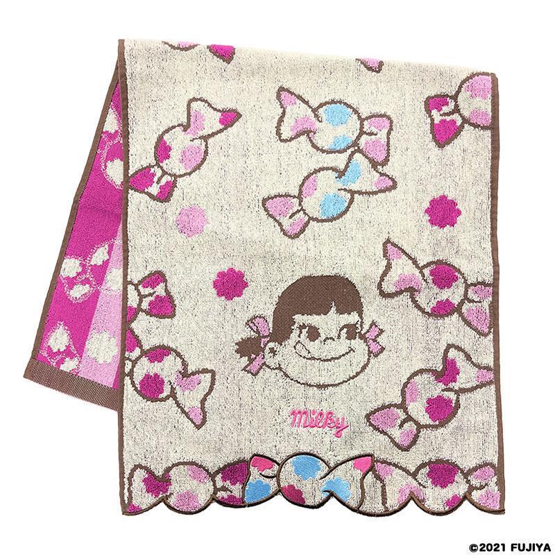 ペコちゃん キャンディいっぱい フェイスタオル