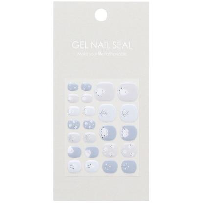 ニトリ、【デコホーム商品】ジェルネイルシール24(シマエナガ)画像