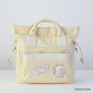 新品　上質高級　ANA 不二家 公式 ペコちゃんコラボ 3Way ナイロンバック 不二家 公式 ペコちゃんコラボ 3Way ナイロンバッグ＜ミルキー
