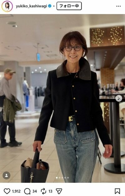 柏木由紀子のInstagram投稿