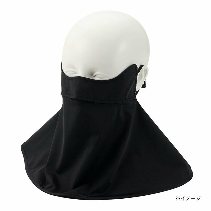 顔から首すじまでを広くカバーできる構造