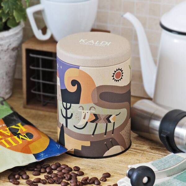 コーヒーや茶葉、砂糖などの保存にぴったりのキャニスター缶
