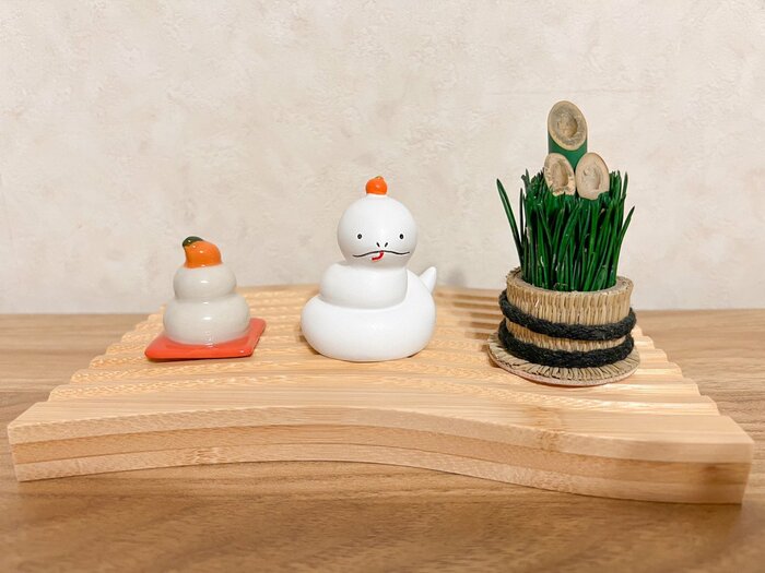 門松や鏡餅と一緒に合わせると、よりお正月らしい雰囲気に