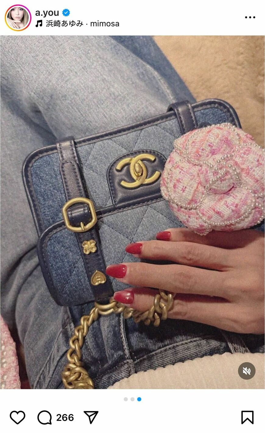 出所：浜崎あゆみのInstagram（＠a.you）参照日：2025年5月29日