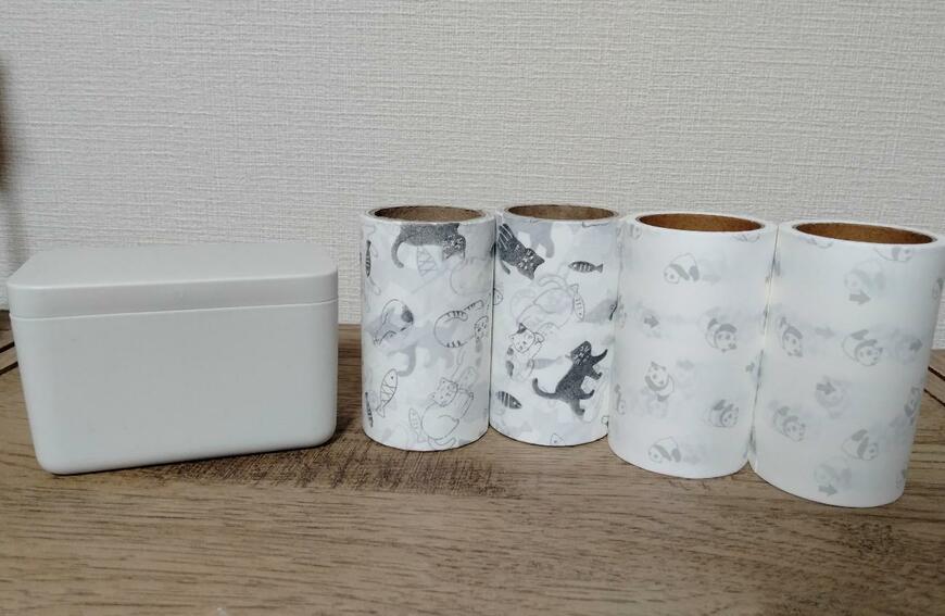 筆者撮影（セリア、1dpカーペットクリーナー）