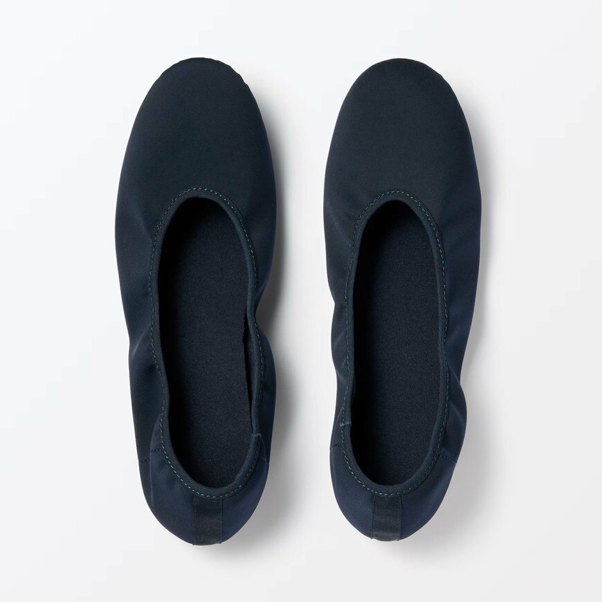 出所：無印良品公式　婦人　撥水フラットバレエシューズ