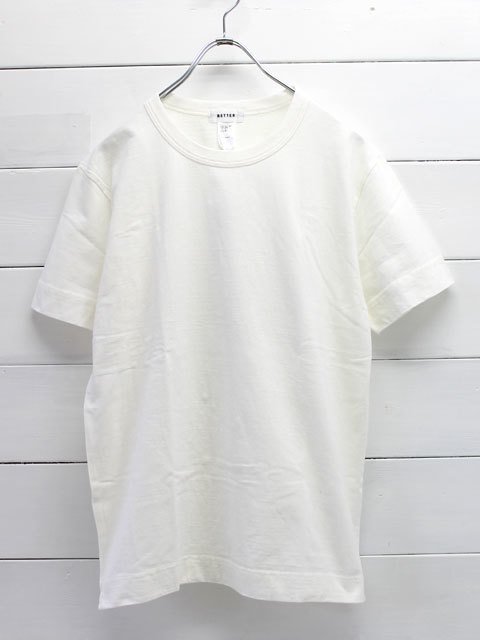 BETTER - クルーネック半袖Tシャツ ¥4,860（税込）