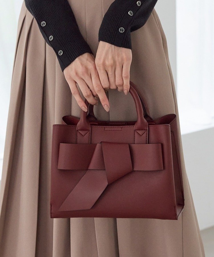 ハニーズ公式 両あおりリボン風バッグ