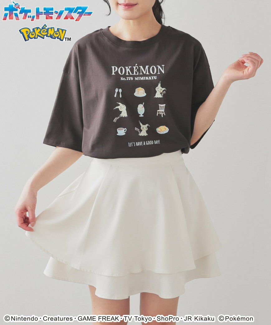 ハニーズ公式　ポケモン／ゆるＴシャツ