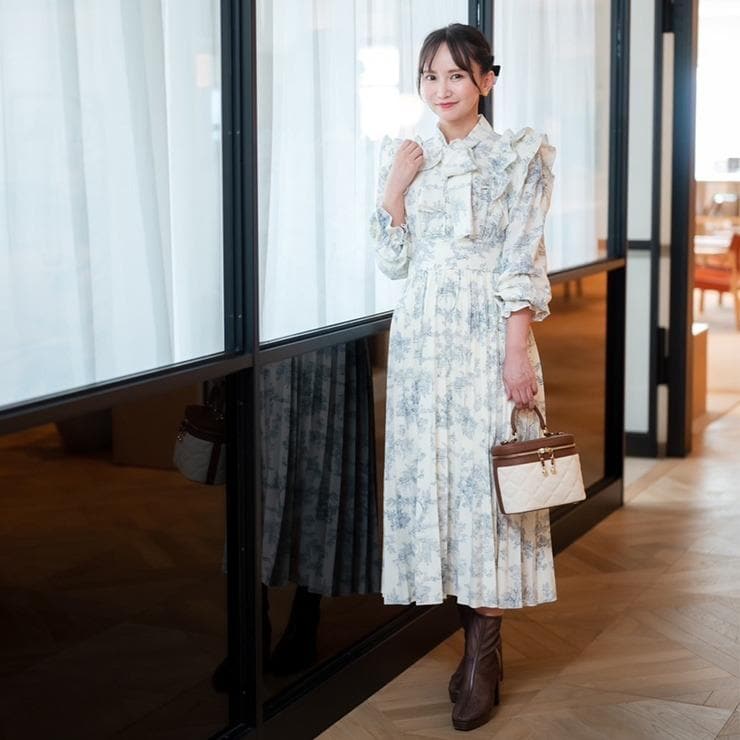 しまむら、トワルドジュイワンピース（serimash）画像