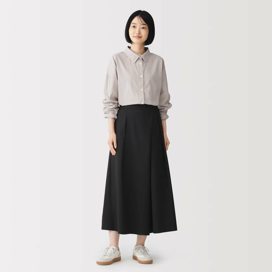 無印良品ネットストア　婦人 まっすぐ仕立てた はかまスカートパンツの画像