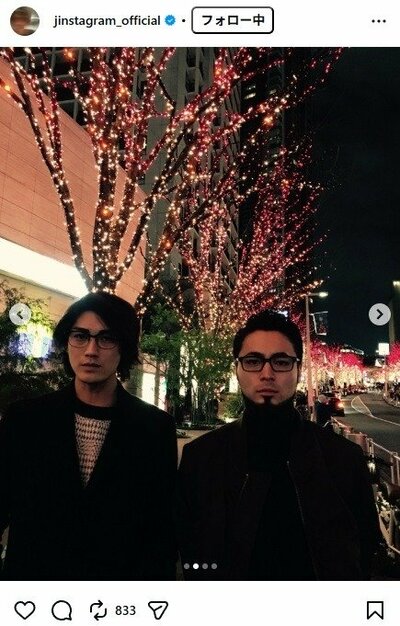 赤西仁のInstagram投稿