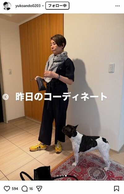 安藤優子のInstagram投稿