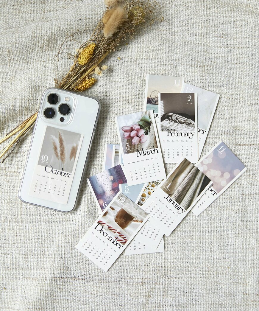 出所：3COINS(スリーコインズ) カードカレンダー