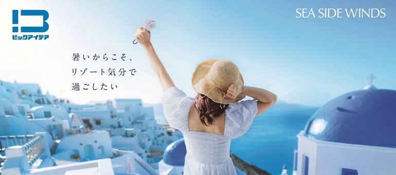 夏のお出かけに「冷却プレート付きダブルファン」（1980円）