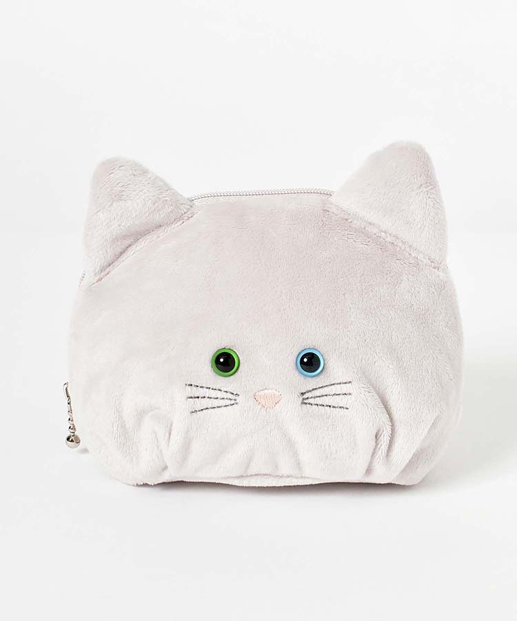 ブルーブルーエ公式　ふんわりキャットポーチ