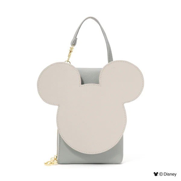 ディズニー ウェットティッシュ＆マスクポーチ グレー