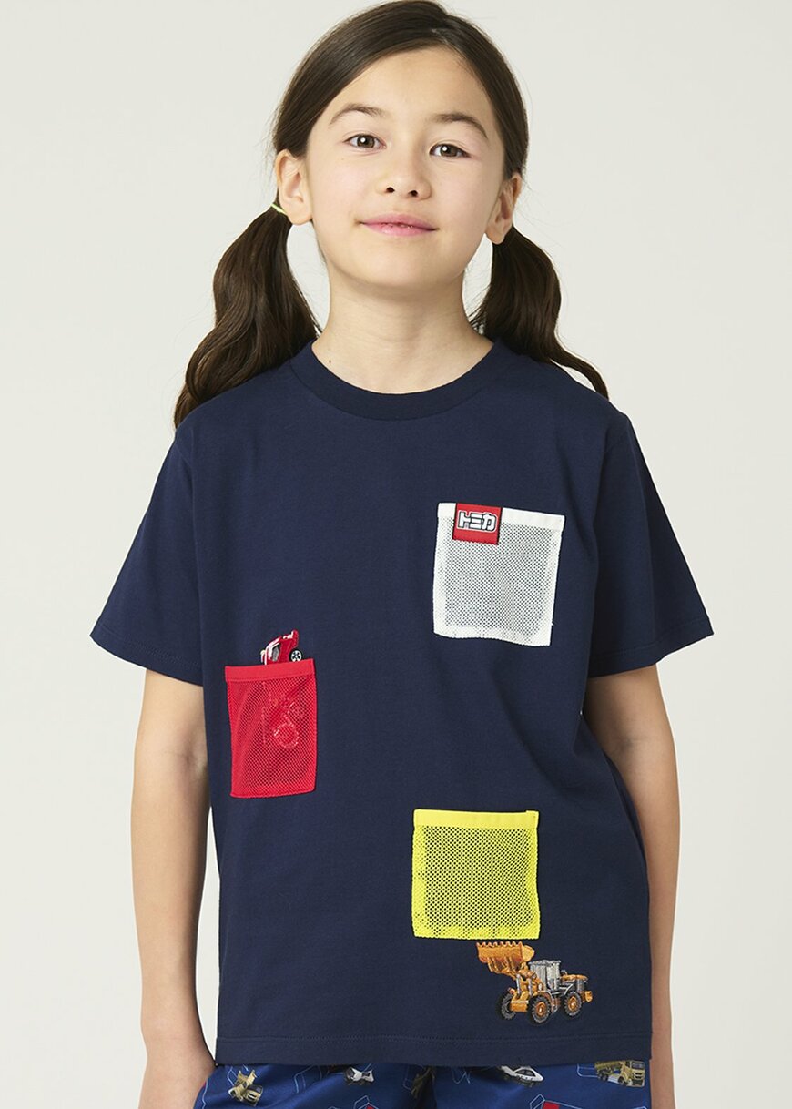 グラニフのはたらくくるま|キッズTシャツ商品画像