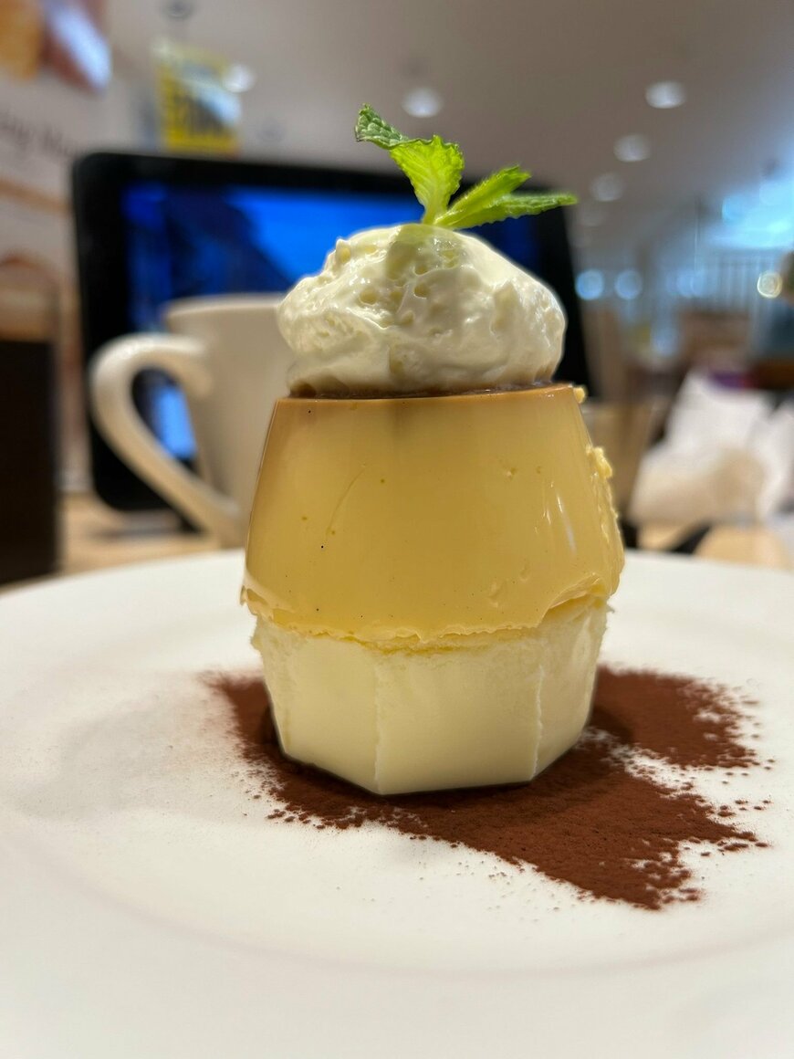 ジョナサンのデザートメニュー「プリンノセターノ」