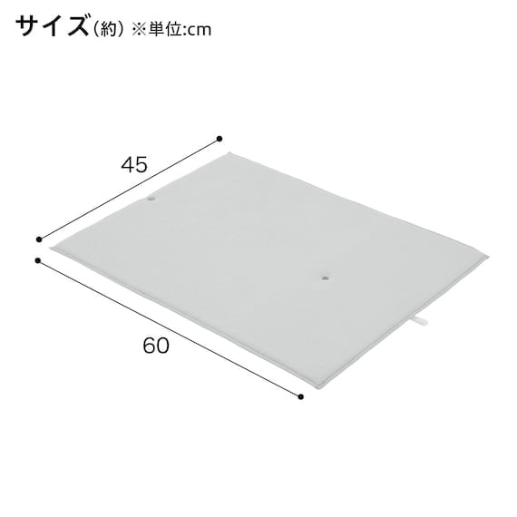 水切り＋抗菌吸水マットセット キッチンでの設置イメージ
