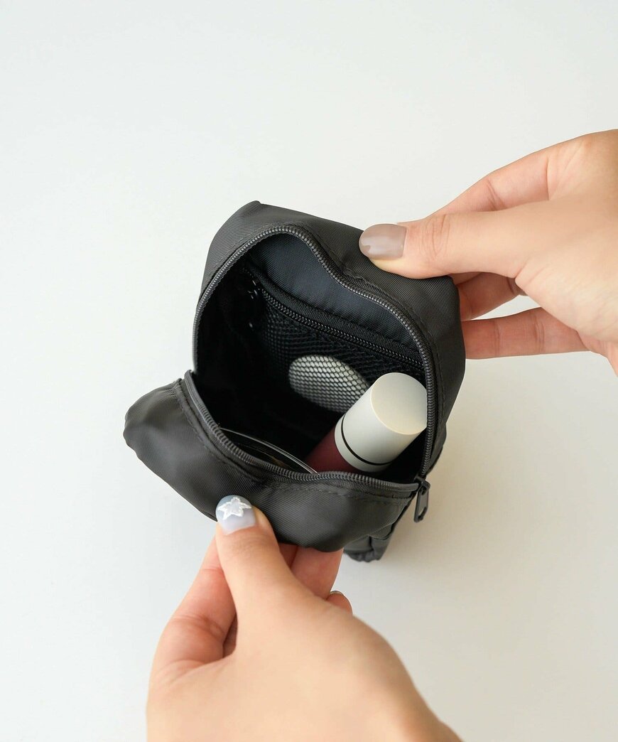 3COINS公式　ミニコスメポーチ／and us