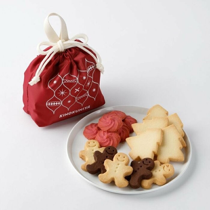 使い勝手の良い巾着に入った「クリスマススイーツバッグ」