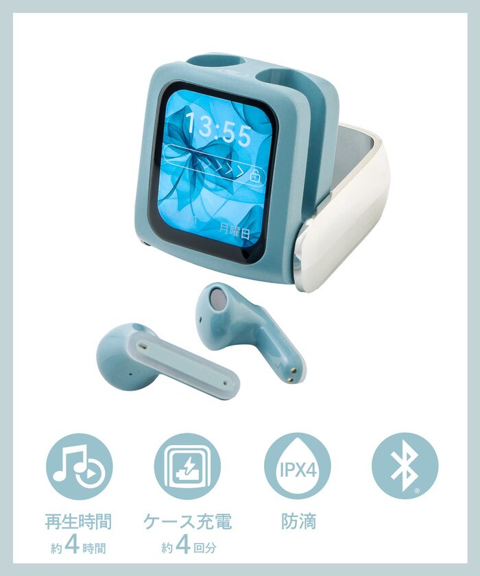 「液晶ENCワイヤレスイヤホン」