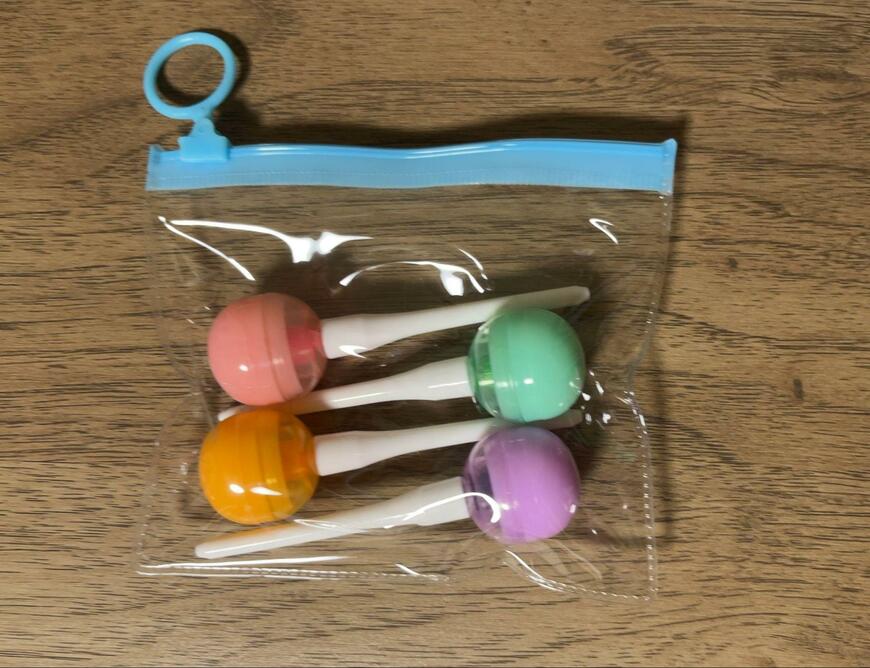 筆者撮影（キャンドゥ、キャンディーマーカー 4P）