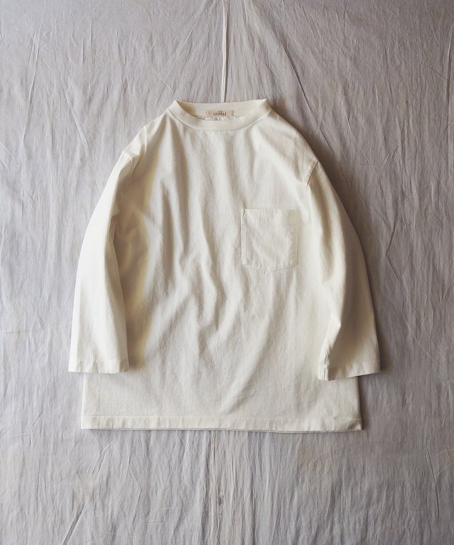 nestRobe CONFECT - HeavyWeight CottonTubeQuarterSleeve Tee ¥9,720（税込）