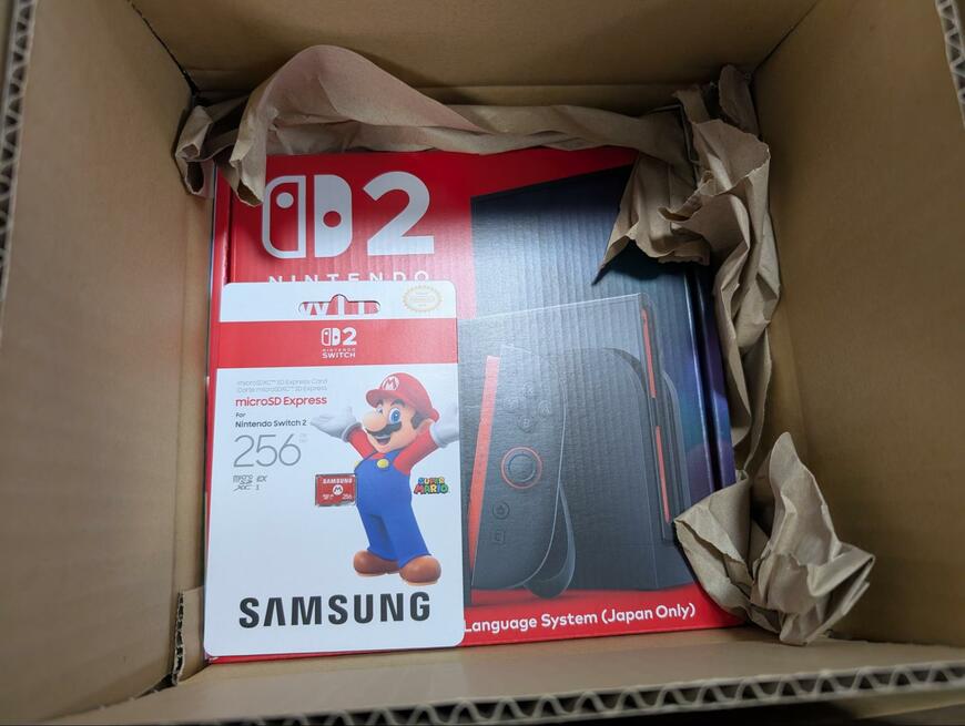 配達されたswitch2