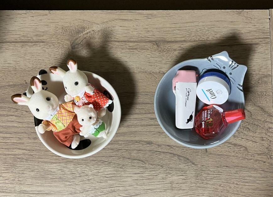 セリア、とんすい アニマル、小物入れとしての使用例の商品画像