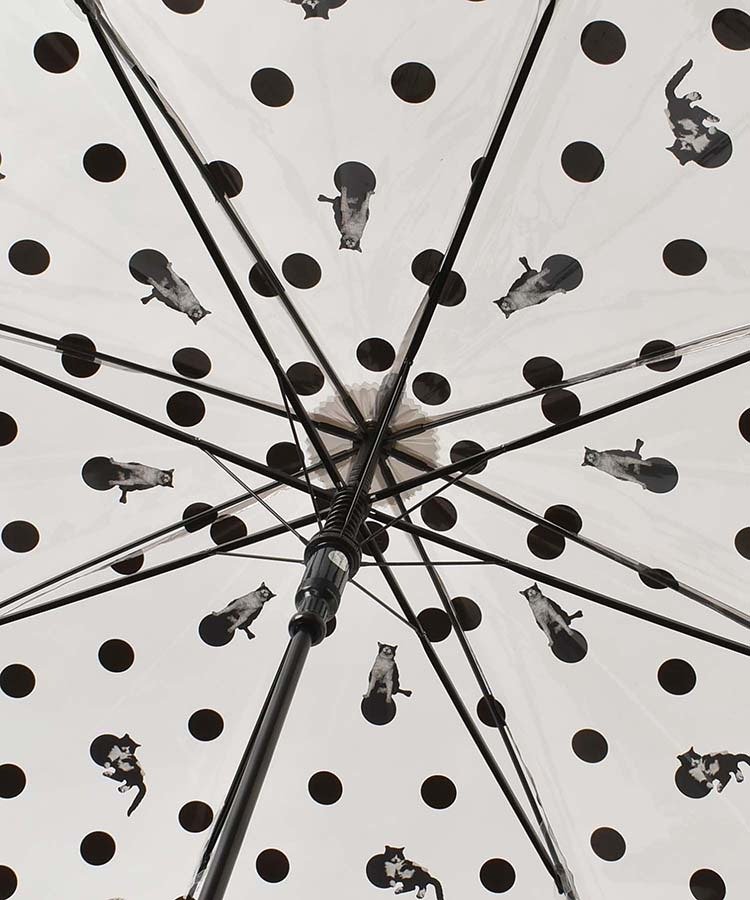 ブルーブルーエ公式　アンブレにゃんドット雨長傘