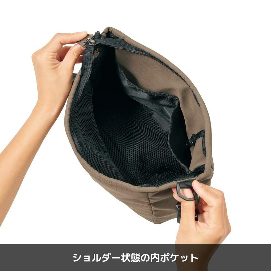 ワークマン、リュックに変身ショルダーバッグ画像