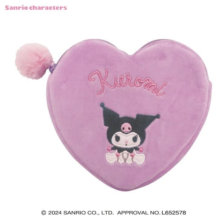 しまむら公式 ハートポーチ(サンリオキャラクターズ)