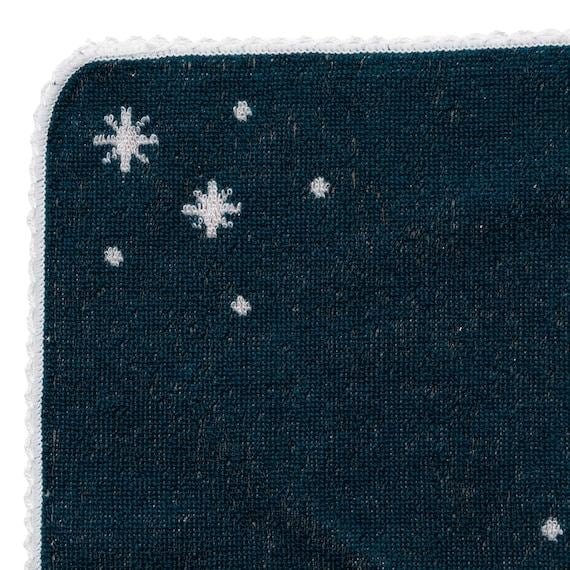 ニトリ、ハンドタオル(シマエナガトナカイ グリーン)商品画像