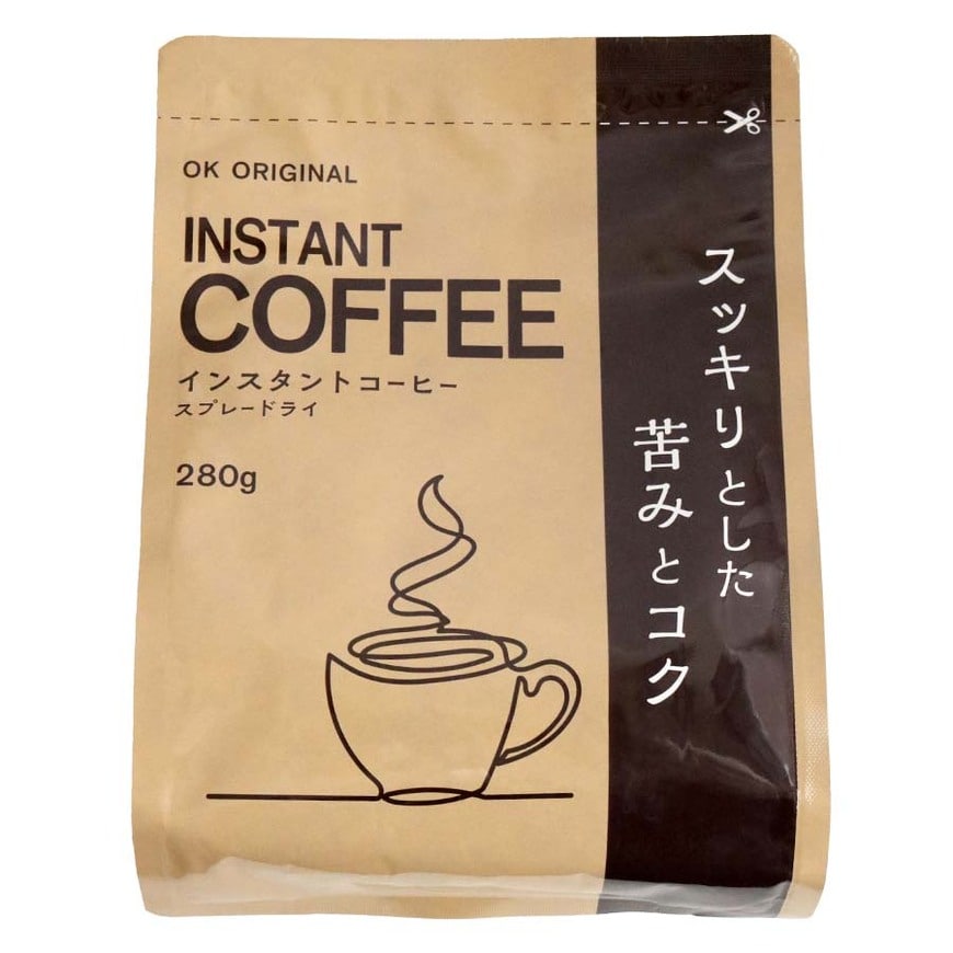オーケーオリジナル インスタントコーヒー 280g(OKストア公式ホームページ)