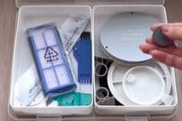 セリア×無印良品で悩み解決！散らかる文房具が「持ち運べる収納」に激変する劇的ビフォーアフター ダイソーの仕切りが決め手！2児のママが教える最強スッキリ術