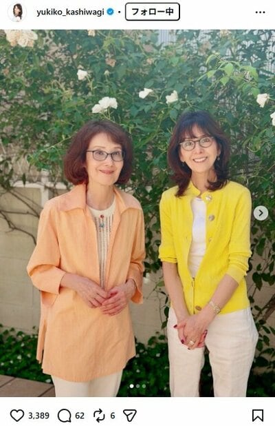 柏木由紀子のInstagram投稿