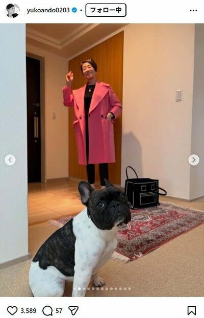 安藤優子のInstagram投稿