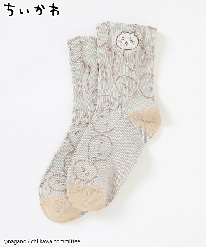 ハニーズ公式 ちいかわ/刺繍ソックス