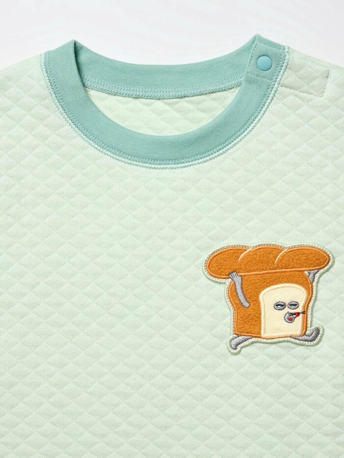 ユニクロ公式 キルトパジャマ/パンどろぼう