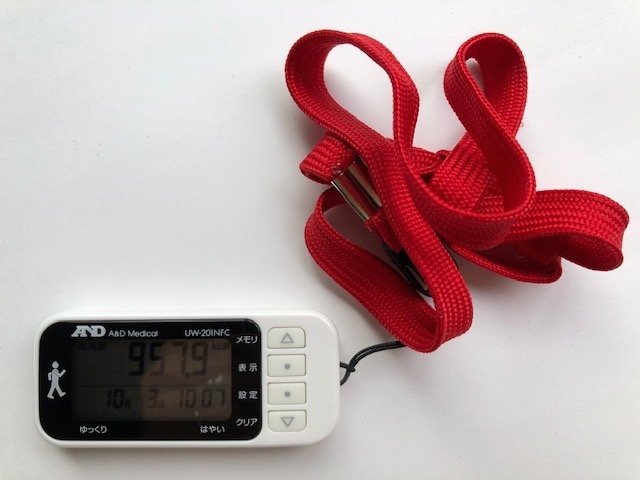 筆者が実際に使用している「活動量計」