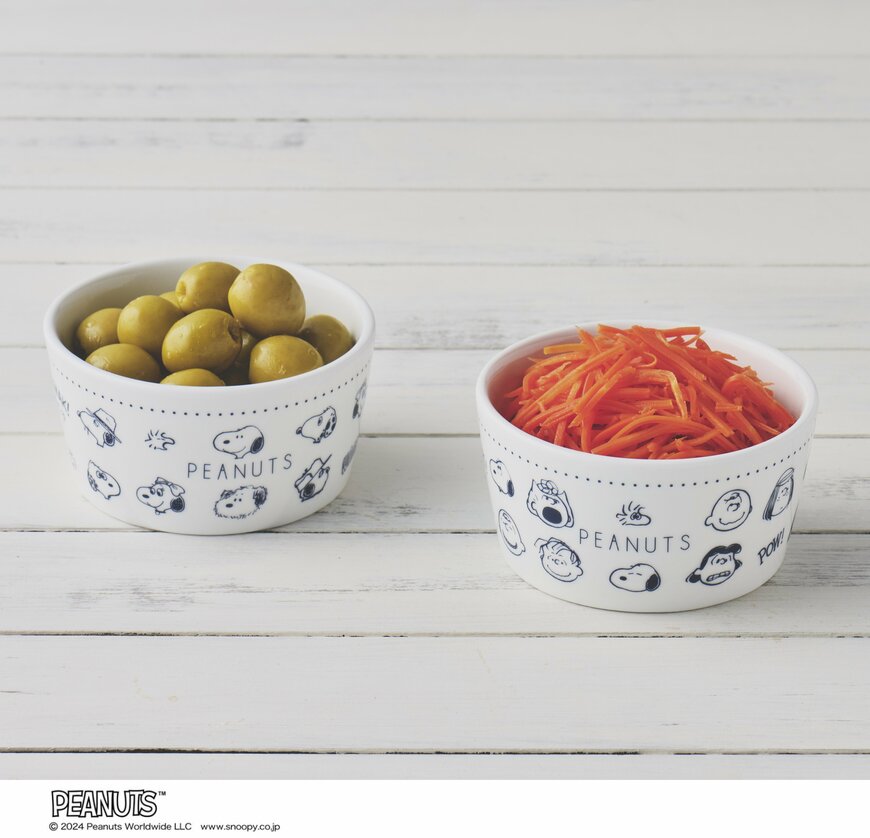 出所：株式会社扶桑社 スヌーピー 磁器のボウル皿 豪華2個セット