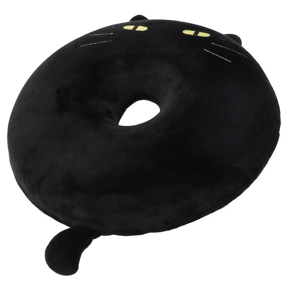 出所：ニトリ公式　低反発円座クッション（キャット ブラック）