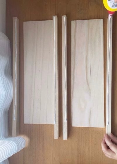 「作ってみたい！！」セリアの〈木製トレイ・B5フレーム・木材〉で→おしゃれな〈アンティーク風収納ケース〉をDIY