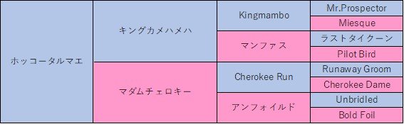 出所：JRA日本中央競馬会ホームページを参考に筆者作成